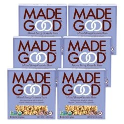 MADEGOOD Organic Mixed Berry Granola Bars, 0.85 Oz, 6/Pack (307-00245) -Gerber || Lindt || Mars Sales sp122112701 s7