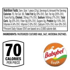 Babybel Mini Variety Cheese, 5/Pack (600-00234)