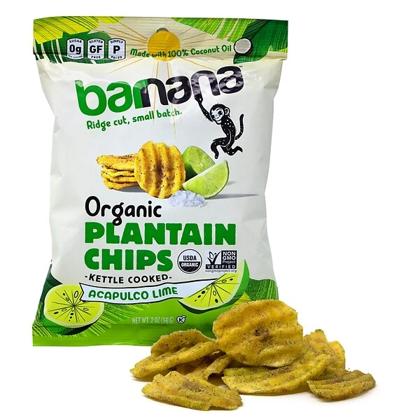 Barnana Himalayan Sea Salt And Lime Plantain Chips Variety Pack, 2 Oz., 12 Bags/Pack (600-00227) 5 Barnana Himalayan Sea Salt And Lime Plantain Chips Variety Pack, 2 Oz., 12 Bags/Pack (600-00227) - Image 3