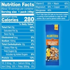 Planters® Honey Roasted Peanuts, 1.75 Oz. Bags, 18/Box (07566) -Gerber || Lindt || Mars Sales sp125991042 s7