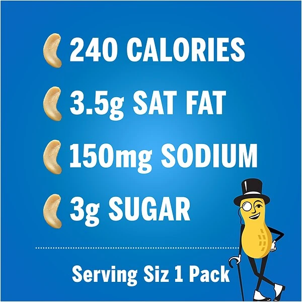 Planters Salted Cashews, 1.5 Oz., 18 Bags/Pack (209-00626) 8 Planters Salted Cashews, 1.5 Oz., 18 Bags/Pack (209-00626) - Image 6