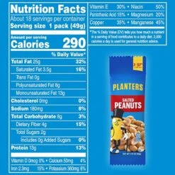 Planters Salted Peanuts, 1.75 Oz., 18 Bags/Pack (209-00627) -Gerber || Lindt || Mars Sales sp125991061 s7