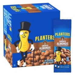 Planters® Smoked Almonds, 1.5 Oz. Bags, 18/Box (07237)