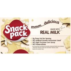 Snack Pack Vanilla Pudding Cups, 3.5 Oz., 48/Carton (HUN55419) -Gerber || Lindt || Mars Sales sp127017266 s7