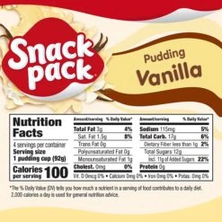 Snack Pack Vanilla Pudding Cups, 3.5 Oz., 48/Carton (HUN55419) -Gerber || Lindt || Mars Sales sp127017267 s7