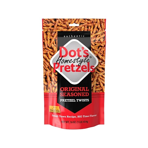 Dots Homestyle Original Pretzels Twists, 16 Oz. (DDP00808) 3 Dots Homestyle Original Pretzels Twists, 16 Oz. (DDP00808)