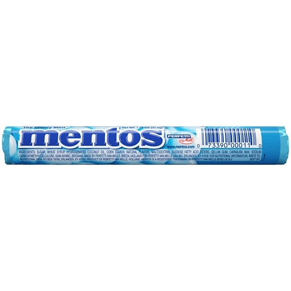 Mentos® Chewy Mint Tablets, 15 Packs/Box 3 Mentos® Chewy Mint Tablets, 15 Packs/Box