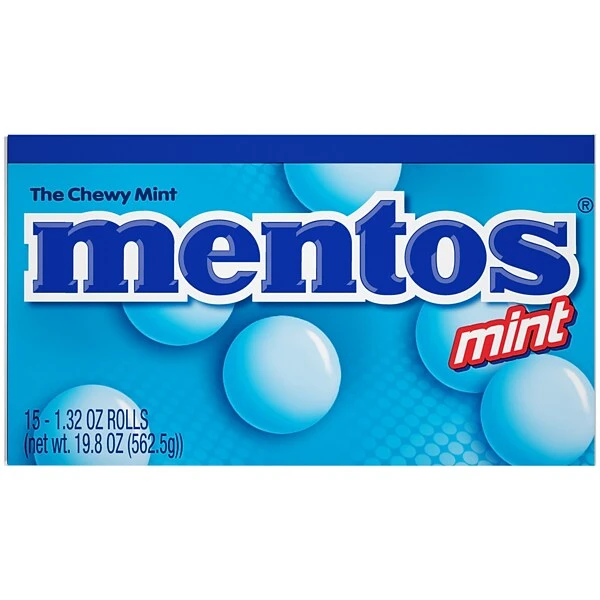 Mentos® Chewy Mint Tablets, 15 Packs/Box 4 Mentos® Chewy Mint Tablets, 15 Packs/Box - Image 2