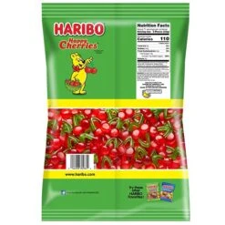Haribo Happy Gummi Cherries; 5 Lb. Bulk (209-00046)