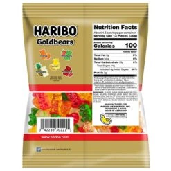 Haribo Gold-Bears Gummi Fruit, 5 Oz, 12/Carton (HAR30220)