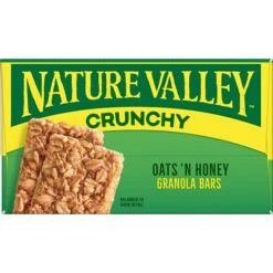 Nature Valley Crunchy Granola Bars, Oats & Honey, 1.5 Oz., 18/Box (33530)