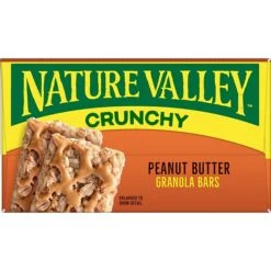 Nature Valley Crunchy Granola Bars, Peanut Butter, 1.5 Oz., 18/Box (33550)