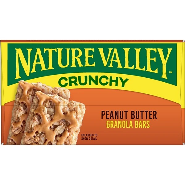 Nature Valley Crunchy Granola Bars, Peanut Butter, 1.5 Oz., 18/Box (33550) 3 Nature Valley Crunchy Granola Bars, Peanut Butter, 1.5 Oz., 18/Box (33550)