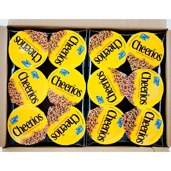 Cheerios Whole Grain Cereal, Oat, 1.3 Oz., 6/Box (13896) 3 Cheerios Whole Grain Cereal, Oat, 1.3 Oz., 6/Box (13896)