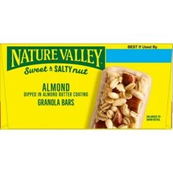 Nature Valley Bars Sweet & Salty Granola Bars, Almond, 1.2 Oz., 16/Box (42068)