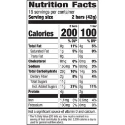 Nature Valley Crunchy Granola Bars, Peanut Butter, 1.5 Oz., 18/Box (33550) 9 Nature Valley Crunchy Granola Bars, Peanut Butter, 1.5 Oz., 18/Box (33550) -Gerber || Lindt || Mars Sales sp130646787 s7