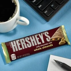 Hershey's Milk Chocolate With Almonds Candy Bar, 1.45 Oz., 36/Box (HEC24100) -Gerber || Lindt || Mars Sales sp132062390 s7