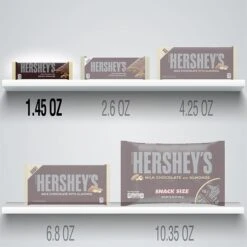 Hershey's Milk Chocolate With Almonds Candy Bar, 1.45 Oz., 36/Box (HEC24100) -Gerber || Lindt || Mars Sales sp132062391 s7