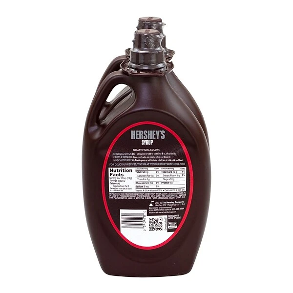 Hershey's Chocolate Syrup, 48 Oz., 2/Pack (220-00798) 5 Hershey's Chocolate Syrup, 48 Oz., 2/Pack (220-00798) - Image 3
