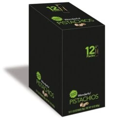Wonderful Roasted & Salted Pistachios, Unshelled, 1.25 Oz., 12 Bags/Pack (PAR91345) -Gerber || Lindt || Mars Sales sp137854114 s7