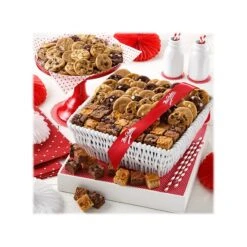 Mrs. Fields Nibblers Cookie And Brownie Bite Basket Variety Pack, 67.2 Oz., (ST21EVBSKT023)