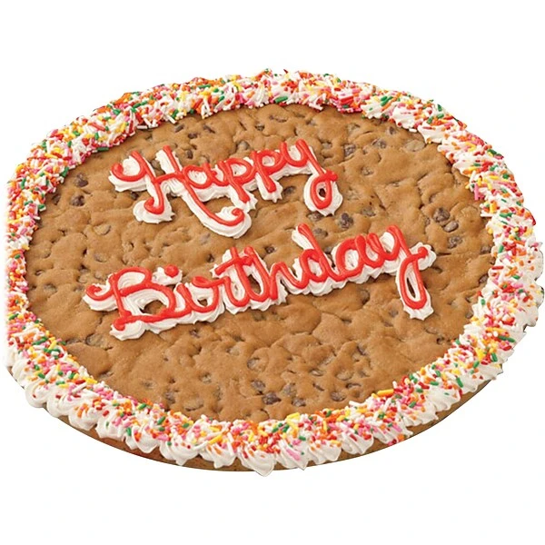 Mrs. Fields Birthday Chocolate Chip Cookie Cake, (ST4680) 3 Mrs. Fields Birthday Chocolate Chip Cookie Cake, (ST4680)