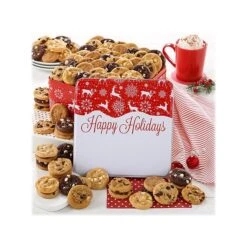 Mrs. Fields Nibblers Cookie Happy Holidays Tin (21WNTIN904)