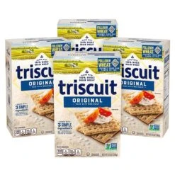Triscuit Crackers Original With Sea Salt 8.5oz Boxes 4CT