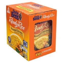 Uncle Ben's Ready Rice Roasted Chicken Flavored 8.8oz Pouches 6CT