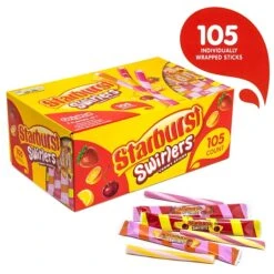 Starburst Swirlers Chewy Assorted Flavors, 105/Pack (220-02003)