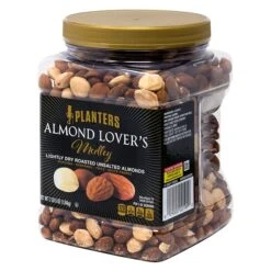 Planters Almond Lover's Medley Dry Roasted Unsalted Almonds 37oz