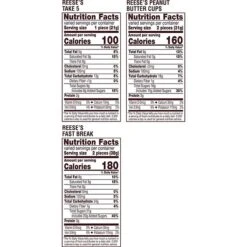 REESE'S Milk Chocolate Peanut Butter Assortment Snack Size Candy, Individually Wrapped, 32.06 Oz, Bulk Party Bag (3400093922) -Gerber || Lindt || Mars Sales sp170265552 s7