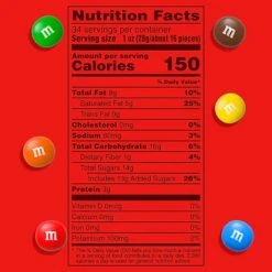 M&M's Party Size Peanut Butter Milk Chocolate Pieces, 34 Oz. (MMM55085) -Gerber || Lindt || Mars Sales sp173960511 s7
