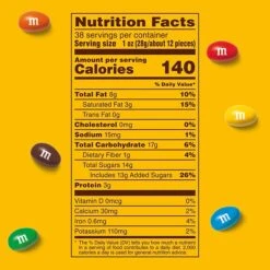 M&M's Party Size Peanut Milk Chocolate Pieces, 38 Oz. (MMM55116) -Gerber || Lindt || Mars Sales sp173960804 s7