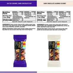 KIND Minis Bars, Salted Caramel Dark Chocolate Nut/Dark Chocolate Almond Coconut, 0.7 Oz., 20/Pack (27970) -Gerber || Lindt || Mars Sales sp180888993 s7