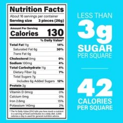 Nib Mor, Sea Salt Organic Dark Chocolate Squares, 14 Oz. -Gerber || Lindt || Mars Sales sp181493344 s7