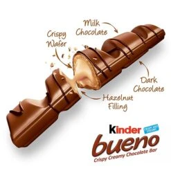 Kinder Bueno Crispy Creamy Chocolate Bar, 20/Pack (220-02073) -Gerber || Lindt || Mars Sales sp181493356 s7