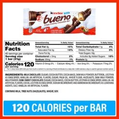 Kinder Bueno Crispy Creamy Chocolate Bar, 20/Pack (220-02073) -Gerber || Lindt || Mars Sales sp181493357 s7