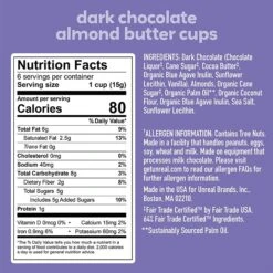 Unreal Chocolate Almond Butter Cups, 3.2 Oz., 2 Pk