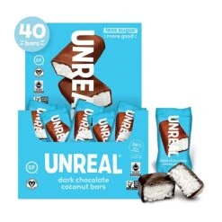 UNREAL Dark Chocolate Coconut Bar, 0.53 Oz., 40 Bars/Box (220-02087) 7 UNREAL Dark Chocolate Coconut Bar, 0.53 Oz., 40 Bars/Box (220-02087) -Gerber || Lindt || Mars Sales sp181493445 s7