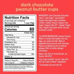 Unreal Dark Chocolate Peanut Butter Cups, 4.2 Oz., 2 Pk