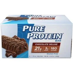Balance Bar Pure Protein Chocolate Deluxe, Pack Of 6 (NRN13809)