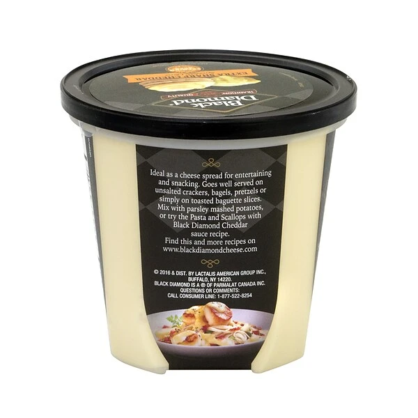 Black Diamond Extra Sharp Cheddar Spread, 24 Oz. (902-00077) 4 Black Diamond Extra Sharp Cheddar Spread, 24 Oz. (902-00077) - Image 2