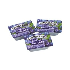 Smucker's Concord Grape Jelly Single Serve Packs, 0.5 Oz, Pack Of 200 (307-00032)