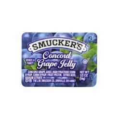 Smucker's Concord Grape Jelly Single Serve Packs, 0.5 Oz, Pack Of 200 (307-00032) -Gerber || Lindt || Mars Sales sp22778485 s7