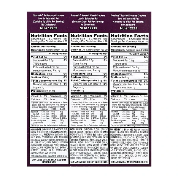 Keebler Toasteds Party Pack Cracker Assortment, 40 Oz. (900-00116) 6 Keebler Toasteds Party Pack Cracker Assortment, 40 Oz. (900-00116) - Image 4