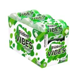 Trident Vibes Sugar Free Spearmint Rush Gum, 16 Oz., 40 Pieces/Pack, 6/Pack (304-00082) 8 Trident Vibes Sugar Free Spearmint Rush Gum, 16 Oz., 40 Pieces/Pack, 6/Pack (304-00082) -Gerber || Lindt || Mars Sales sp32073196 s7