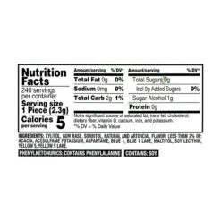 Trident Vibes Sugar Free Spearmint Rush Gum, 16 Oz., 40 Pieces/Pack, 6/Pack (304-00082) 9 Trident Vibes Sugar Free Spearmint Rush Gum, 16 Oz., 40 Pieces/Pack, 6/Pack (304-00082) -Gerber || Lindt || Mars Sales sp32073197 s7