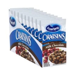 Ocean Spray Craisins Milk Chocolate Pieces, 2 Oz., 10/Pack (307-00073) 9 Ocean Spray Craisins Milk Chocolate Pieces, 2 Oz., 10/Pack (307-00073) -Gerber || Lindt || Mars Sales sp32073217 s7