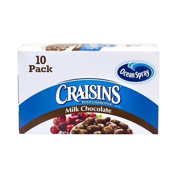 Ocean Spray Craisins Milk Chocolate Pieces, 2 Oz., 10/Pack (307-00073) 6 Ocean Spray Craisins Milk Chocolate Pieces, 2 Oz., 10/Pack (307-00073) - Image 4